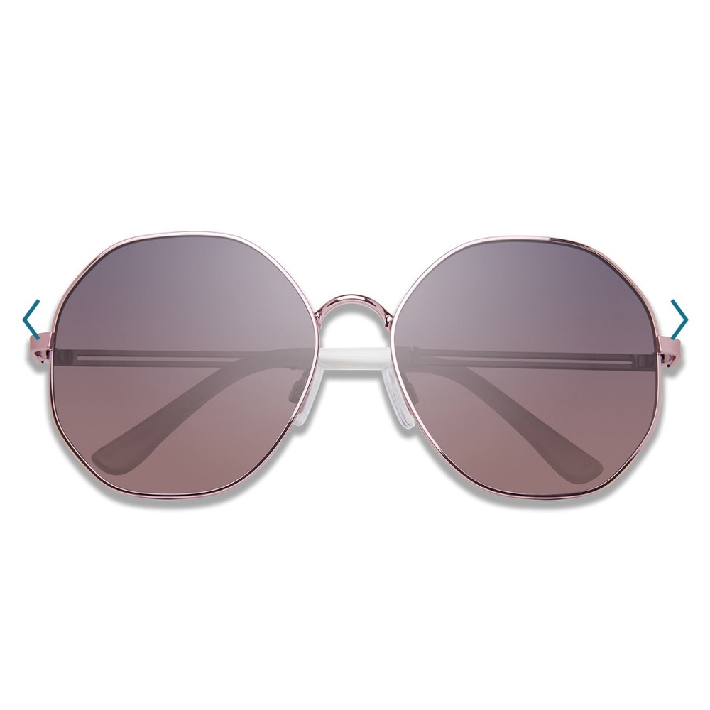 Women’s 59mm night city round polarized sunglasses - Picture 1 of 6